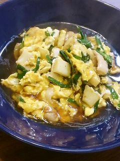 簡単!美味!にらと豚肉のふんわり卵炒め-レシピのメイン写真