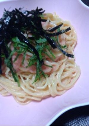 簡単！明太スパゲティ-レシピのメイン写真