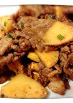 簡単！！！牛肉と筍の炒め煮(*^^*)-レシピのメイン写真