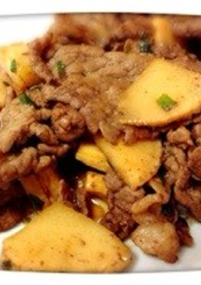 簡単！！！牛肉と筍の炒め煮(*^^*)-レシピのメイン写真