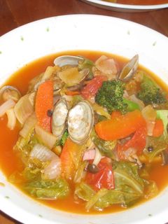 あさりと春野菜のトマト煮込み-レシピのメイン写真