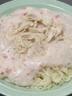 ささみと梅とろろのそうめん-レシピのメイン写真