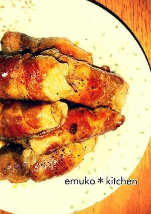 えのきとこんにゃくのテリヤキ肉巻き-レシピのメイン写真