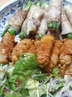 二種類の豚肉巻き-レシピのメイン写真