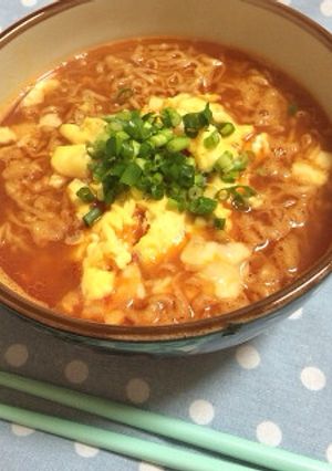 簡単アレンジ♡トマトチーズチキンラーメン-レシピのメイン写真