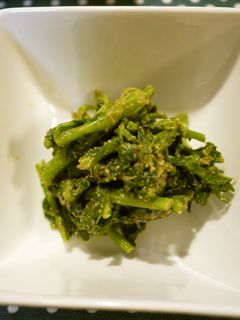 塩分大幅カット!菜の花の胡麻和え-レシピのメイン写真