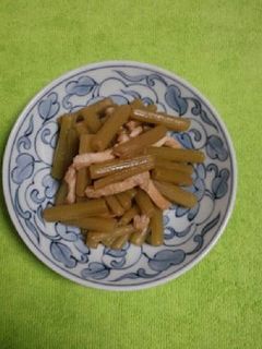 ふきと油揚げの煮物-レシピのメイン写真