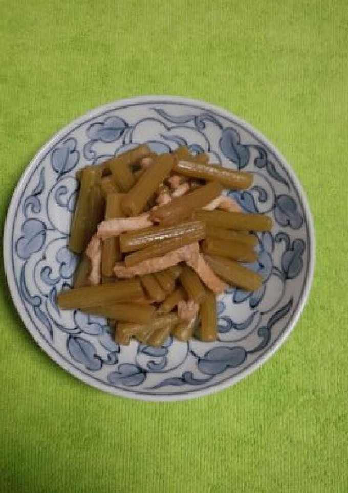ふきと油揚げの煮物-レシピのメイン写真