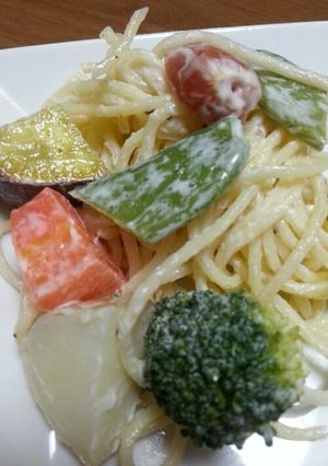 余り物でパスタサラダ？！-レシピのメイン写真