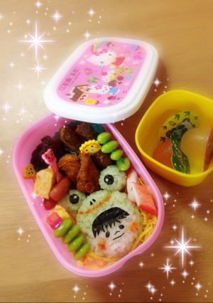 かえるさん キャラ弁-レシピのメイン写真