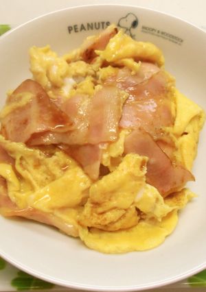簡単☆ベーコンエッグ丼-レシピのメイン写真