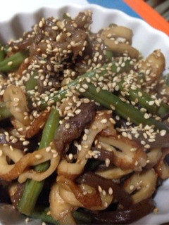 糸こんにゃくといんげんのきんぴら♪-レシピのメイン写真