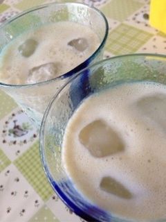 私の便秘解消!きな粉バナナスムージー-レシピのメイン写真