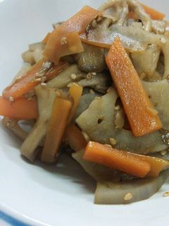 優しい常備菜★蓮根と舞茸の含め煮-レシピのメイン写真