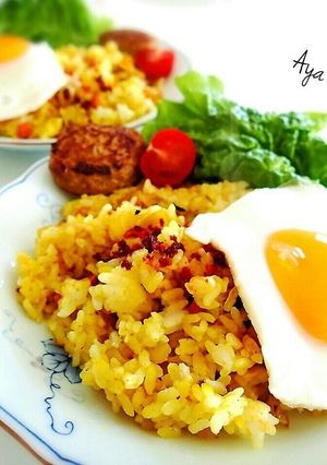 朝食に食べるラー油deターメリックライス-レシピのメイン写真