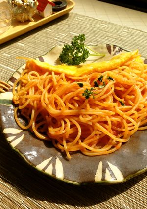 早業簡単✿チーズオムレットナポリタン✿-レシピのメイン写真