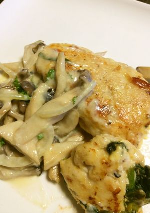 鶏むね肉はさみ焼き-レシピのメイン写真