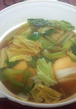 忙しい朝にレンジで手軽にお雑煮-レシピのメイン写真