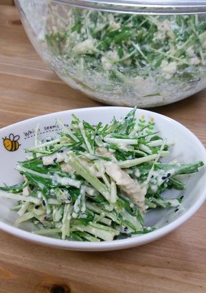 水菜とささみの豆腐サラダ-レシピのメイン写真