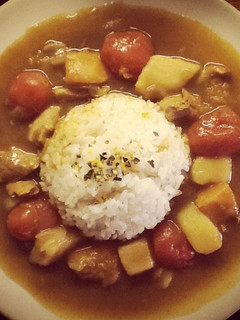 トマトとカボチャの(スープ)カレー-レシピのメイン写真