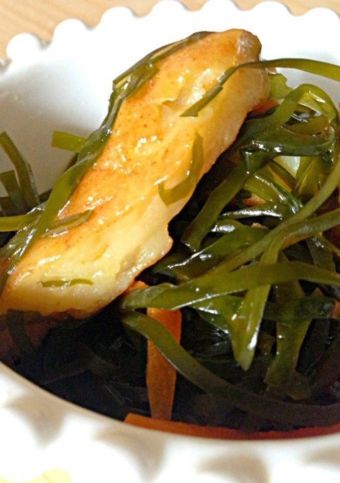 副菜に！切り昆布とさつま揚げの煮物♪-レシピのメイン写真