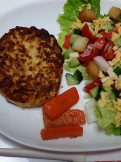 簡単ヘルシーハンバーグ-レシピのメイン写真