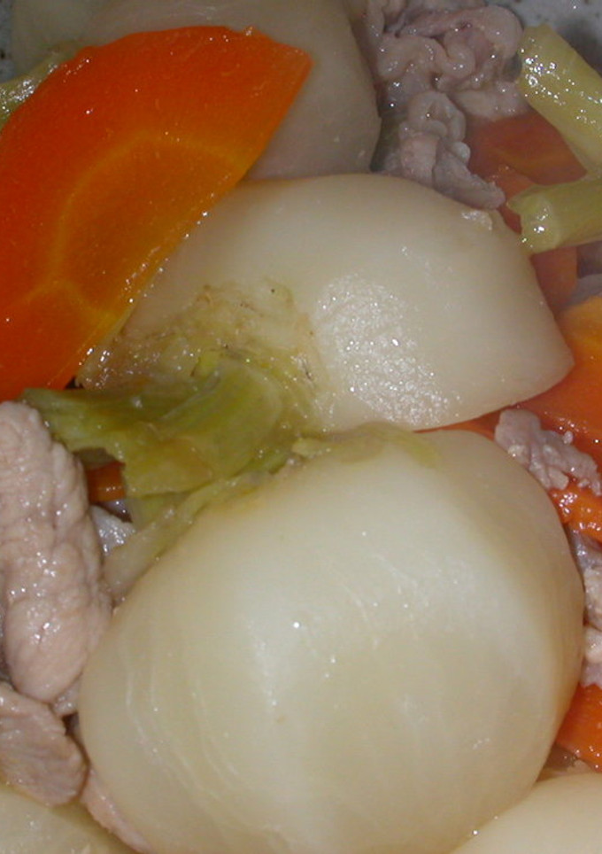 かぶと豚肉のあっさり煮物-レシピのメイン写真