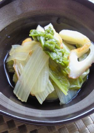 和食〜汁まで飲める(^皿^)しろな煮浸し-レシピのメイン写真