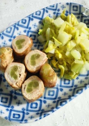 ふきと新生姜のさっぱり肉巻き-レシピのメイン写真