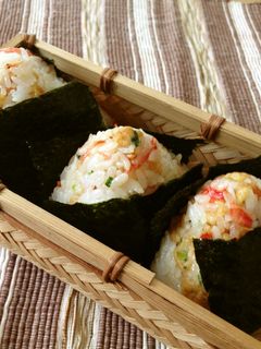 天むす味のおにぎり-レシピのメイン写真