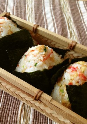 天むす味のおにぎり-レシピのメイン写真