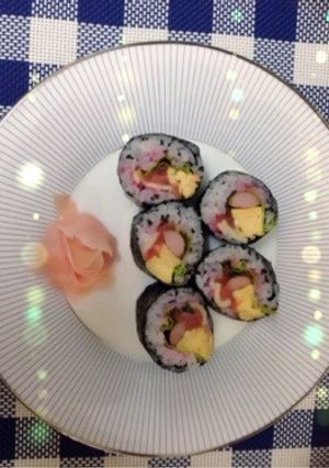 ♥︎レインボーロール♥︎-レシピのメイン写真