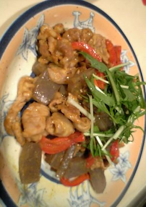 豚肉とコンニャクのカレー炒め-レシピのメイン写真