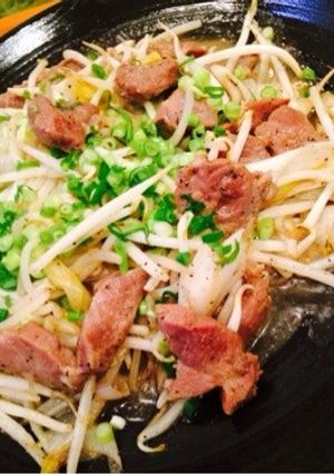 豚カシラのもやし炒め-レシピのメイン写真