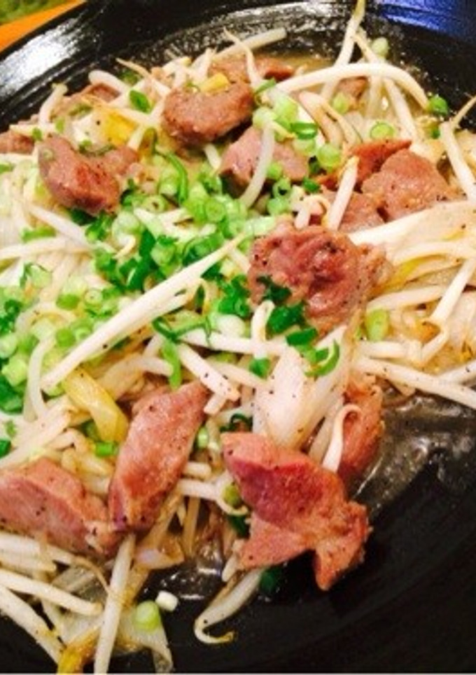 豚カシラのもやし炒め-レシピのメイン写真