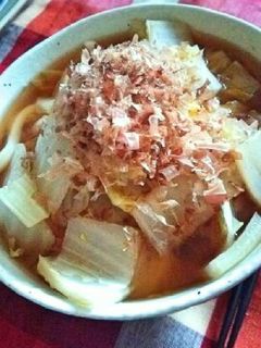 白菜タップリうどん-レシピのメイン写真