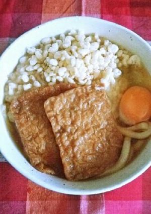 ﾀﾇｷとｷﾂﾈの月見うどん-レシピのメイン写真