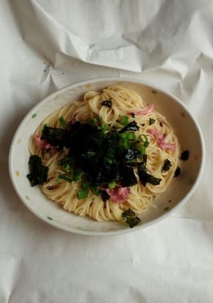 塩辛パスタ-レシピのメイン写真