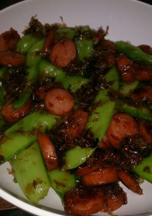 さやえんどうの鰹節炒め♪-レシピのメイン写真