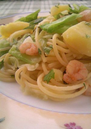 キャベツとじゃがいものパスタ♪-レシピのメイン写真