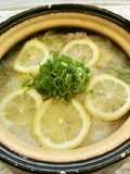 豚肉とレモンのみぞれ鍋