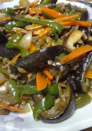 我が家の麻婆茄子-レシピのメイン写真