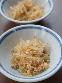 ドライ糸こんにゃくと辛子明太子の炒め物-レシピのメイン写真