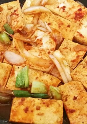 ＜韓国味＞豆腐の甘辛煮☆-レシピのメイン写真
