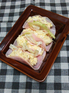 *ポテトサラダのハム巻き*-レシピのメイン写真