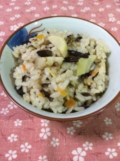 たけのこ&わらびで五目御飯-レシピのメイン写真