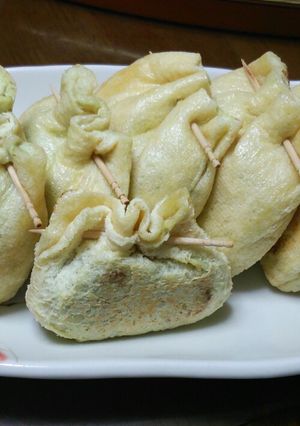 アボカドとツナマヨ納豆のあげ包み焼き-レシピのメイン写真