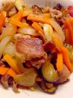 簡単!豚肉とナスの生姜焼き-レシピのメイン写真