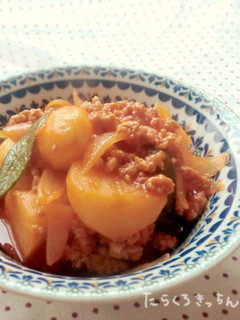 じゃがいものトマトそぼろ煮-レシピのメイン写真