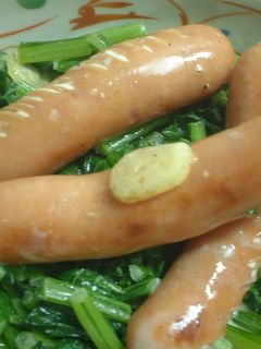 カブの葉にんにくマヨ炒め-レシピのメイン写真